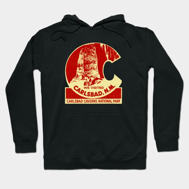 1945 Carlsbad Caverns, New Mexico Hoodie by historicimage